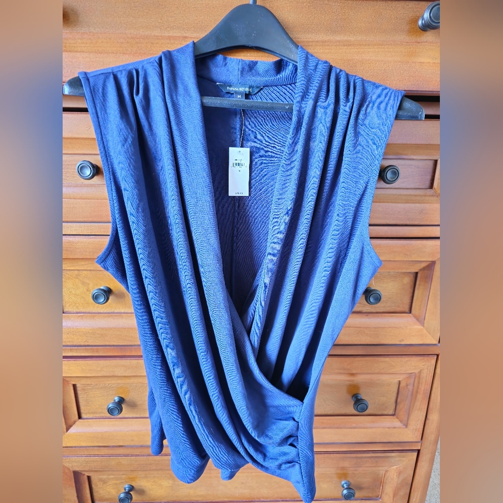 Banana Republic top - V-neck wrap blouse